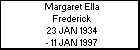 Margaret Ella Frederick
