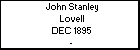 John Stanley Lovell