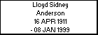 Lloyd Sidney Anderson