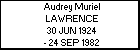Audrey Muriel LAWRENCE