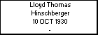 Lloyd Thomas Hinschberger