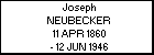 Joseph NEUBECKER