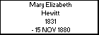 Mary Elizabeth Hewitt