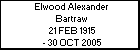 Elwood Alexander Bartraw