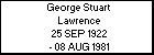 George Stuart Lawrence
