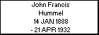 John Francis Hummel