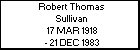 Robert Thomas Sullivan