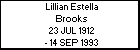 Lillian Estella Brooks