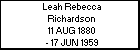 Leah Rebecca Richardson