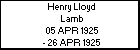 Henry Lloyd Lamb