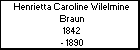 Henrietta Caroline Wilelmine Braun