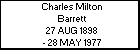 Charles Milton Barrett