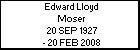 Edward Lloyd Moser