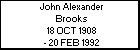 John Alexander Brooks