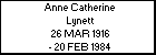 Anne Catherine Lynett