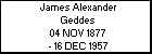 James Alexander Geddes