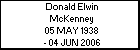 Donald Elwin McKenney