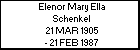 Elenor Mary Ella Schenkel