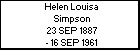 Helen Louisa Simpson