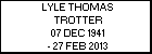 LYLE THOMAS TROTTER
