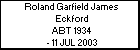 Roland Garfield James Eckford