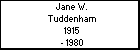 Jane W. Tuddenham