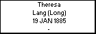 Theresa Lang (Long)