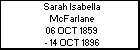 Sarah Isabella McFarlane