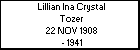 Lillian Ina Crystal Tozer