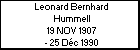 Leonard Bernhard Hummell