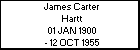 James Carter Hartt
