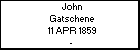 John Gatschene