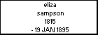 eliza sampson