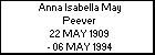 Anna Isabella May Peever