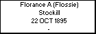 Florance A (Flossie) Stockill