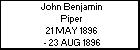 John Benjamin Piper