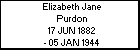Elizabeth Jane Purdon