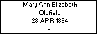 Mary Ann Elizabeth Oldfield