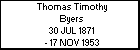 Thomas Timothy Byers
