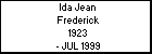 Ida Jean Frederick