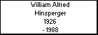 William Alfred Hinsperger