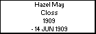 Hazel May Closs
