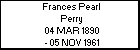 Frances Pearl Perry
