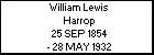 William Lewis Harrop