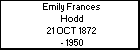 Emily Frances Hodd
