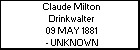 Claude Milton Drinkwalter