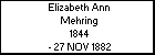 Elizabeth Ann Mehring