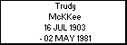 Trudy McKKee