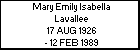 Mary Emily Isabella Lavallee
