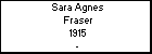 Sara Agnes Fraser